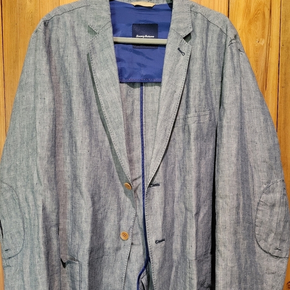 Tommy bahama Gray Blazer with Elbow Patches